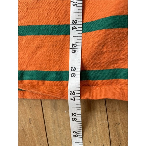 Guess x J Balvin Vibras T Shirt Mens Medium Stripe Crewneck Colorful Orange - Picture 6 of 8